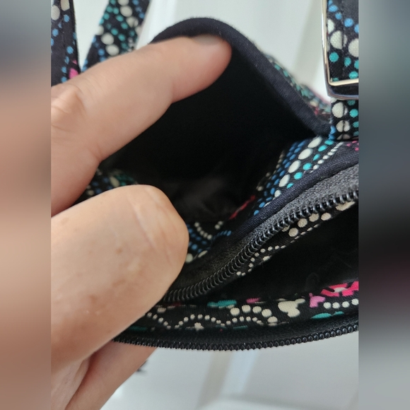 Vera Bradley Mickey and Minnie Medallions Mini Hipster - Picture 5 of 9